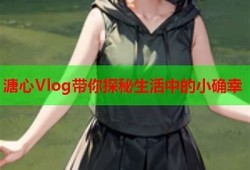 糖心Vlog：探索生活中的小确幸与快乐瞬间